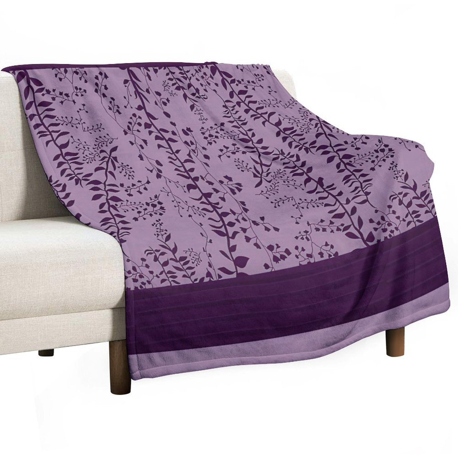 Bella Swan's Comforter Set Replica  Purples Cool - Version 2  Twilight Saga Fanart Sustainable Throw Blanket