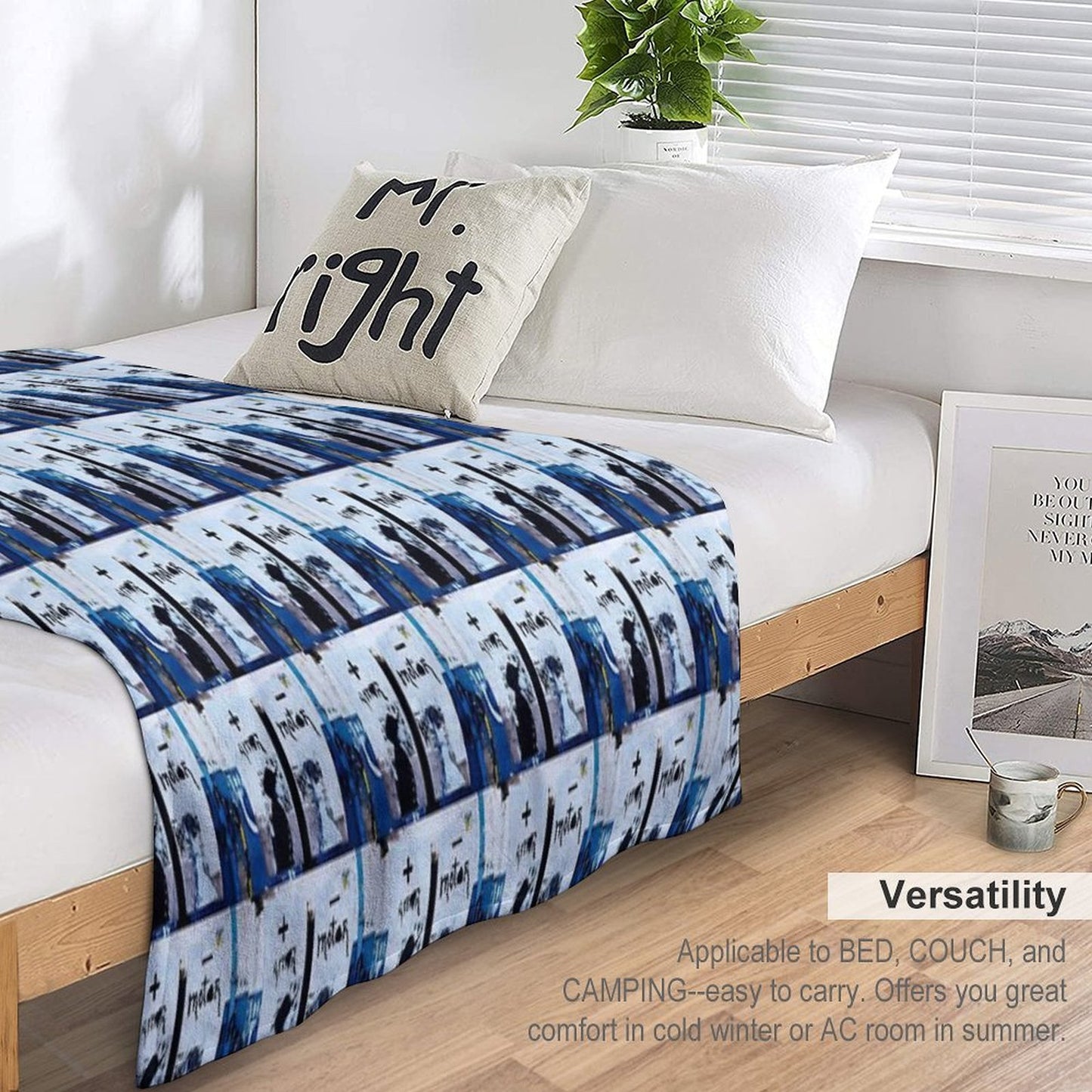 + Love - Engine Machine-washable Throw Blanket