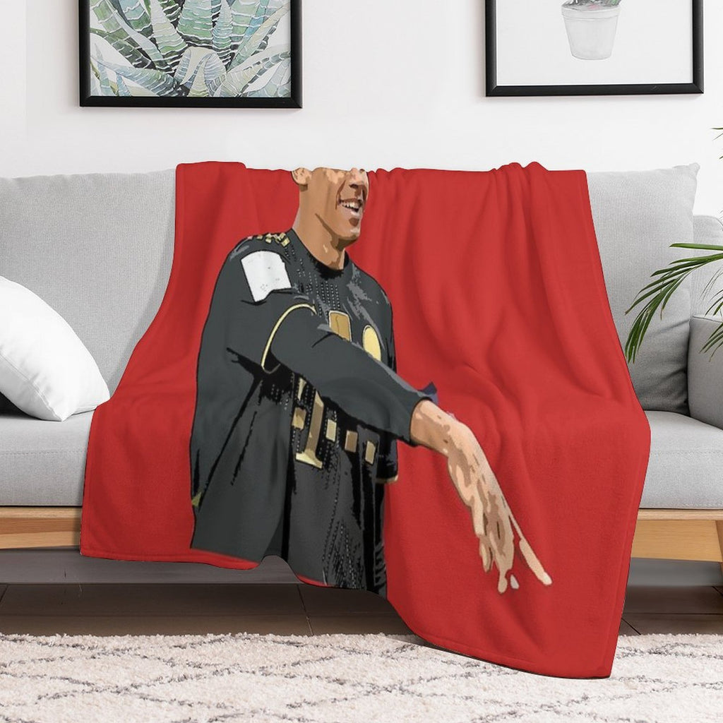 Jamal Musiala Shrink-resistant Throw Blanket