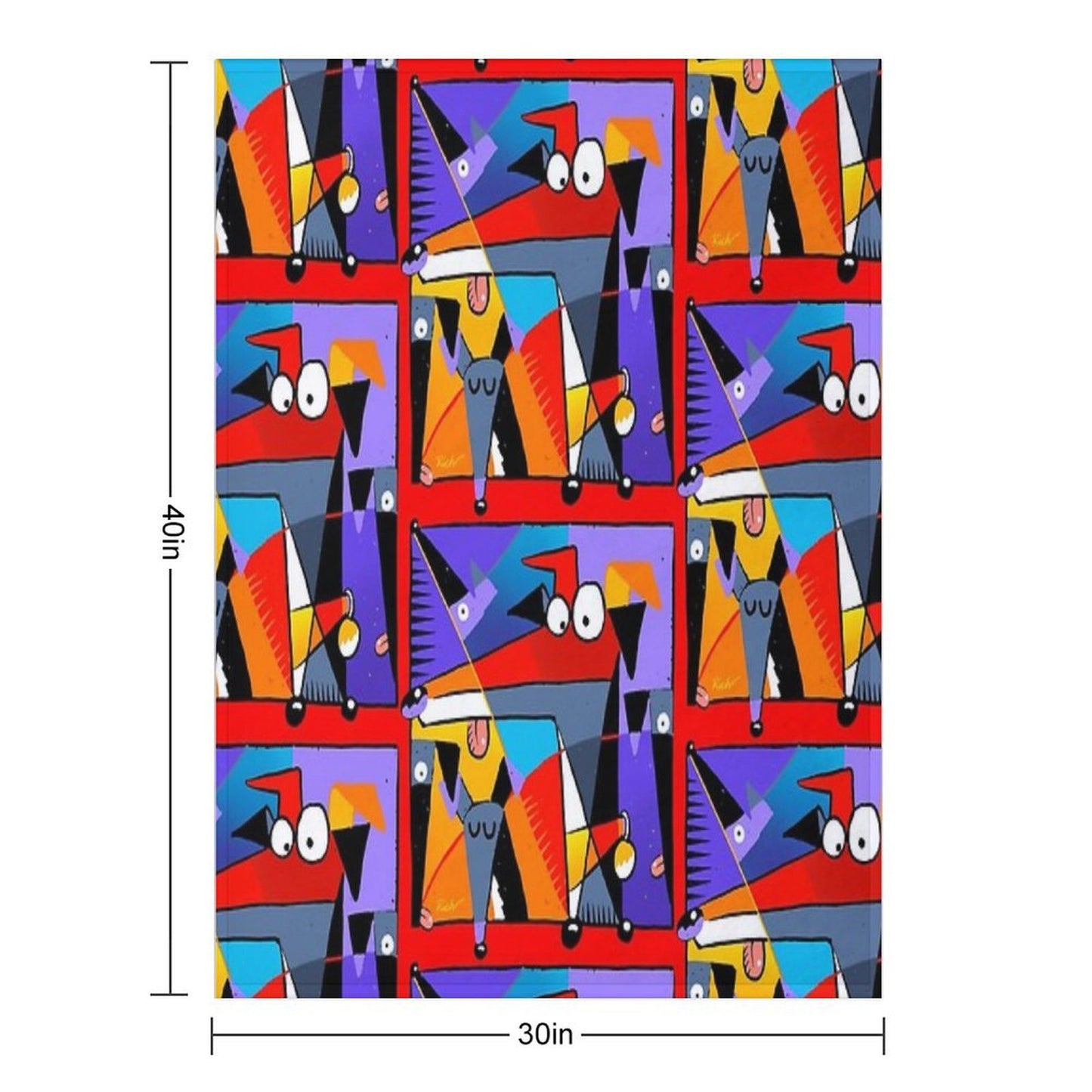 Derpism Travel-friendly Throw Blanket
