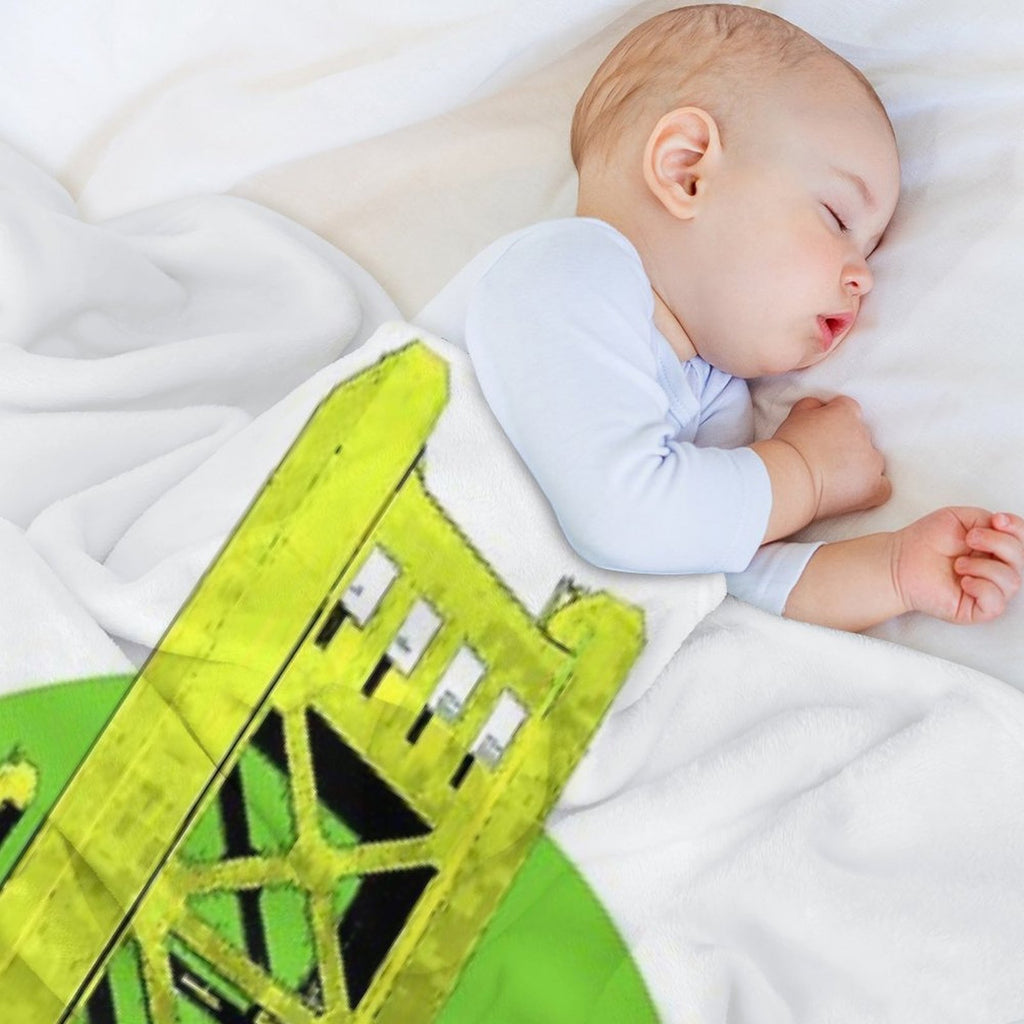 Picaflor Clothing Brand Sacramento A's Rendition Machine-washable Throw Blanket