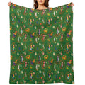 Enchanted Tiki Room Velvety-soft Throw Blanket