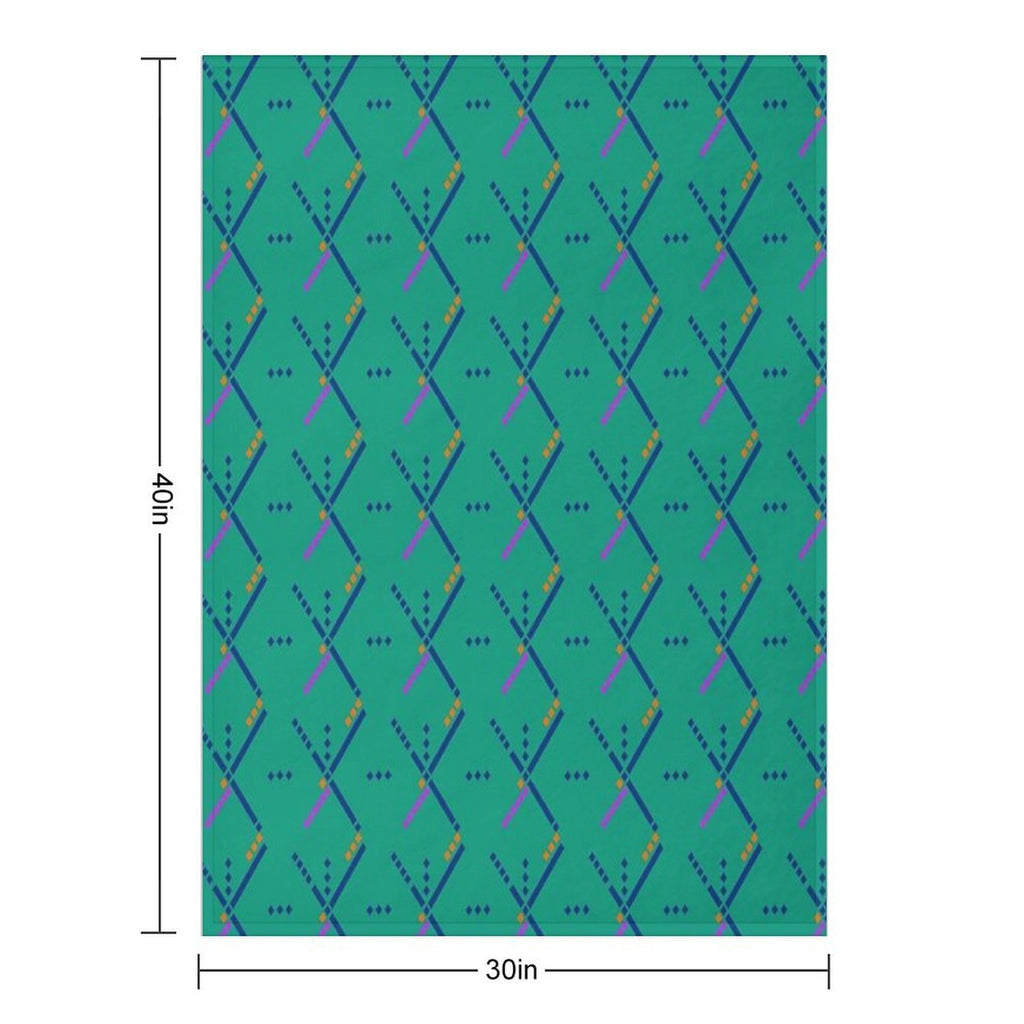 PDX Portland Airport Carpet Quick-dry Throw Blanket