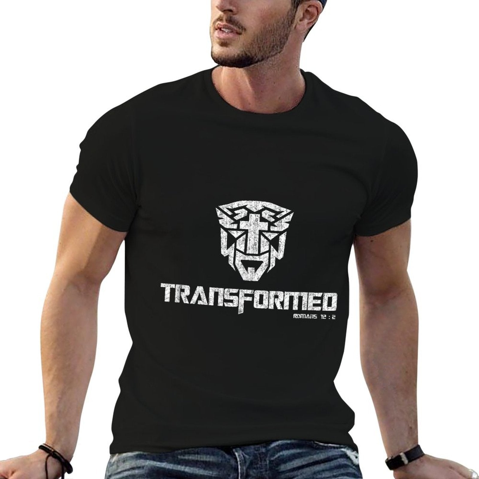 Transformed Jesus God Funny Christian T Gift Comfortable T-Shirt