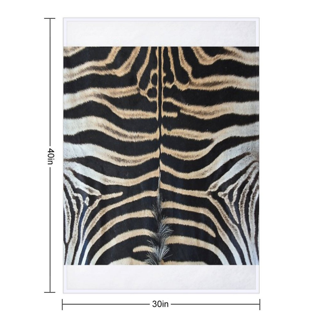 Zebra Pattern (highest Resolution & Quality) Machine-washable Throw Blanket
