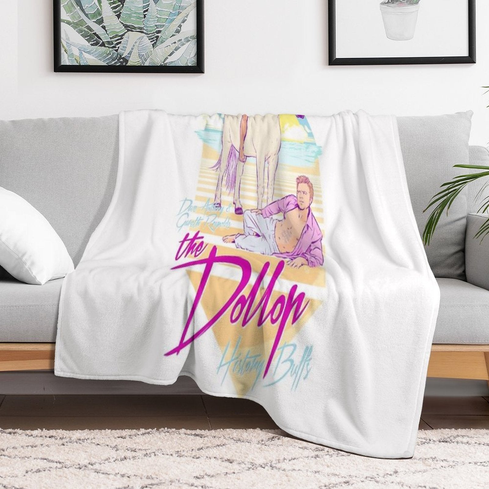 DOLLOP - History Buffs Gift-ready Throw Blanket