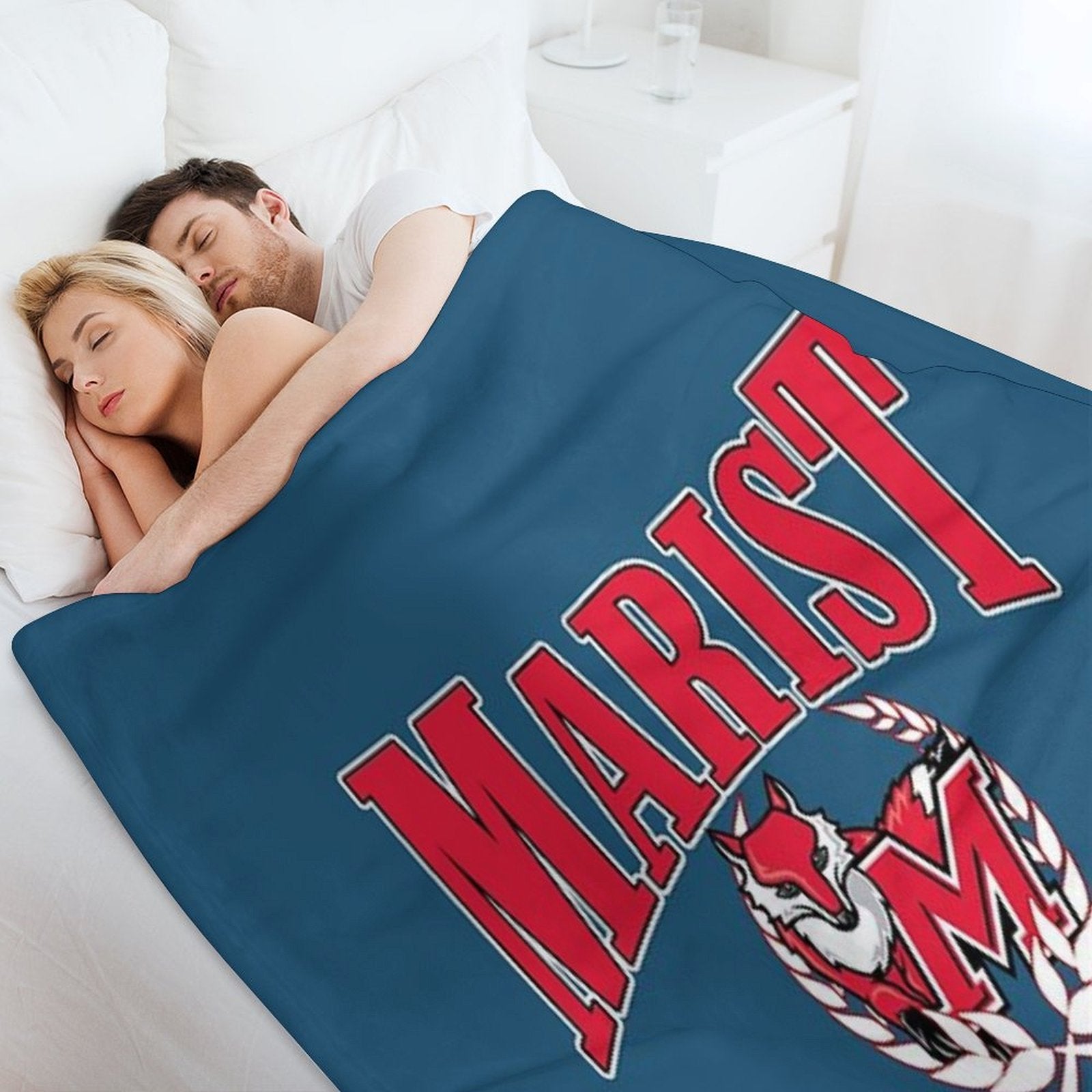 Marist College Vintage Arch Compact Throw Blanket