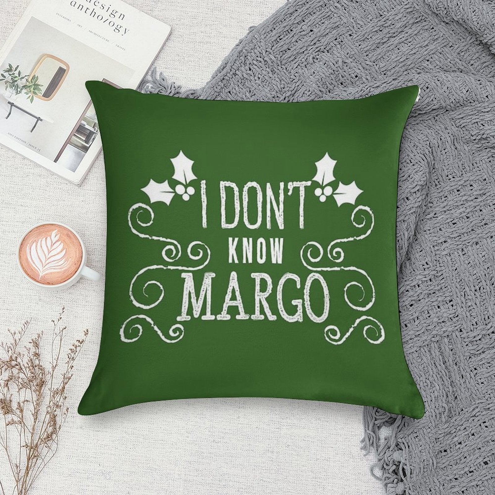 Christmas Vacation Todd And Margo Quote by Kelly Design Company Soft Bedroom Essential Throw Pillow