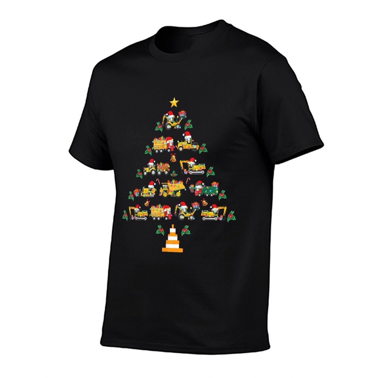Christmas Trucks Boys Kids Funny Christmas Tree Truck  Graphic-printed T-Shirt