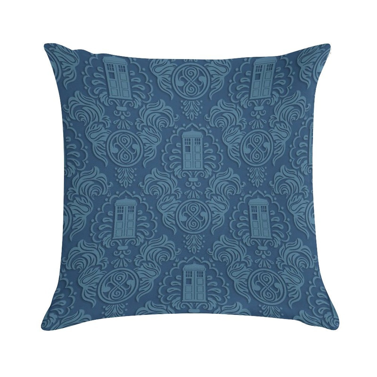 Doctor's Damask Soft Reinforced Edging Throw Pillow