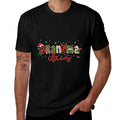 Grandma Claus Santa Claus Family Matching Christmas Pajama  Soft T-Shirt