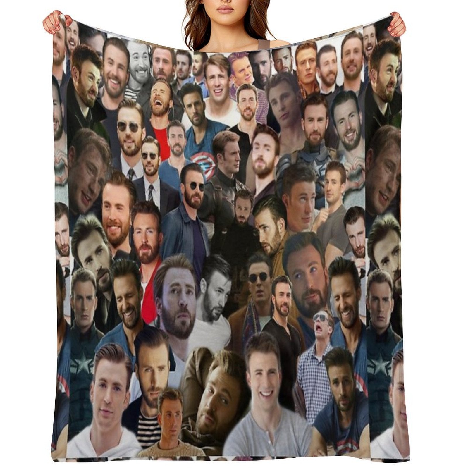 Chris Evans Velvety-soft Throw Blanket