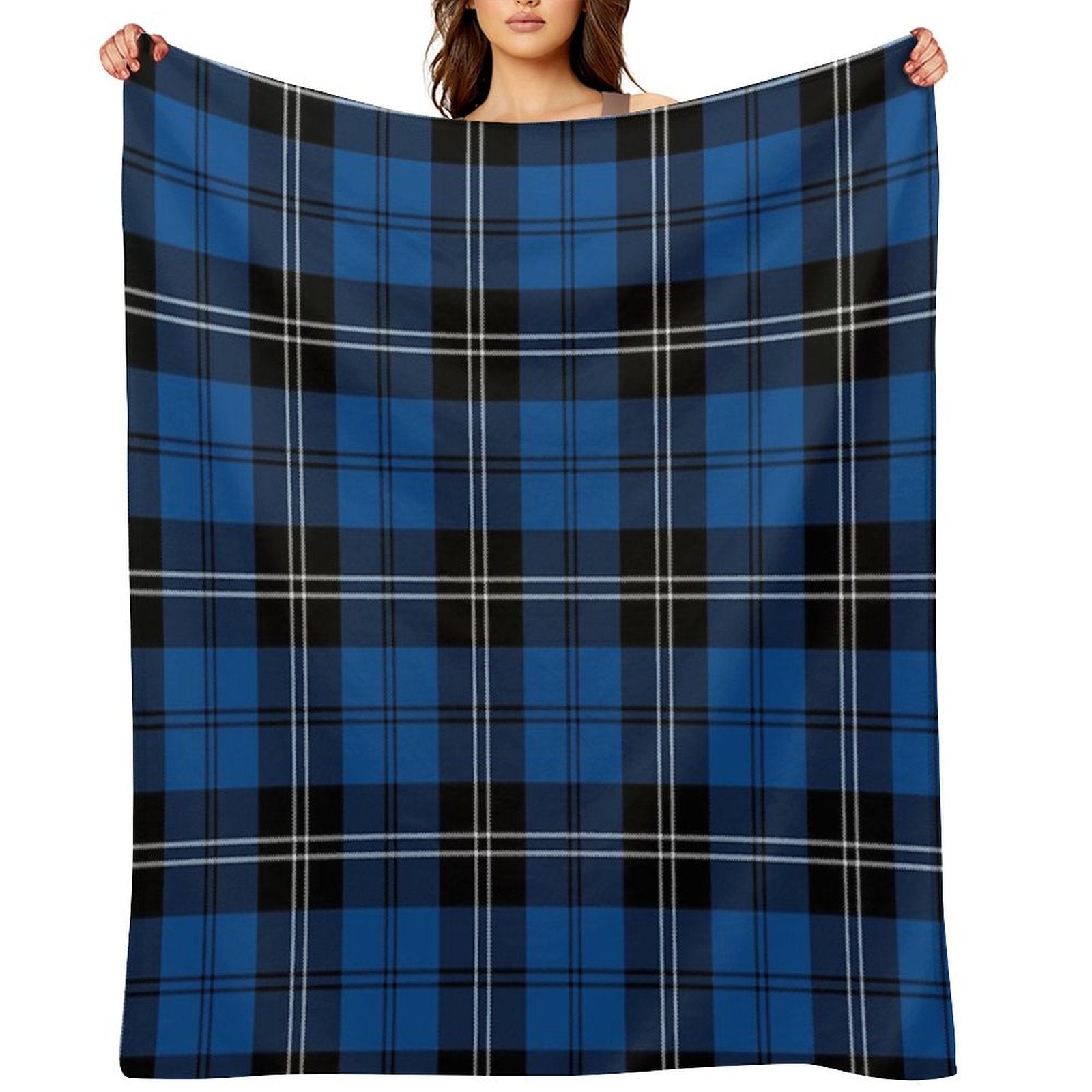 Ramsay Blue Ancient Tartan  Clan Ramsay  Cute Tartan Machine-washable Throw Blanket
