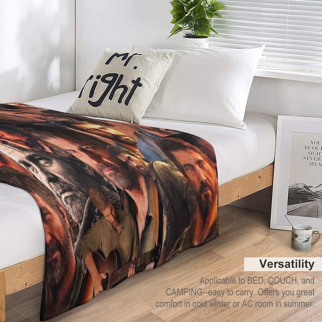 Last of Us Joel Collage Velvety-soft Throw Blanket
