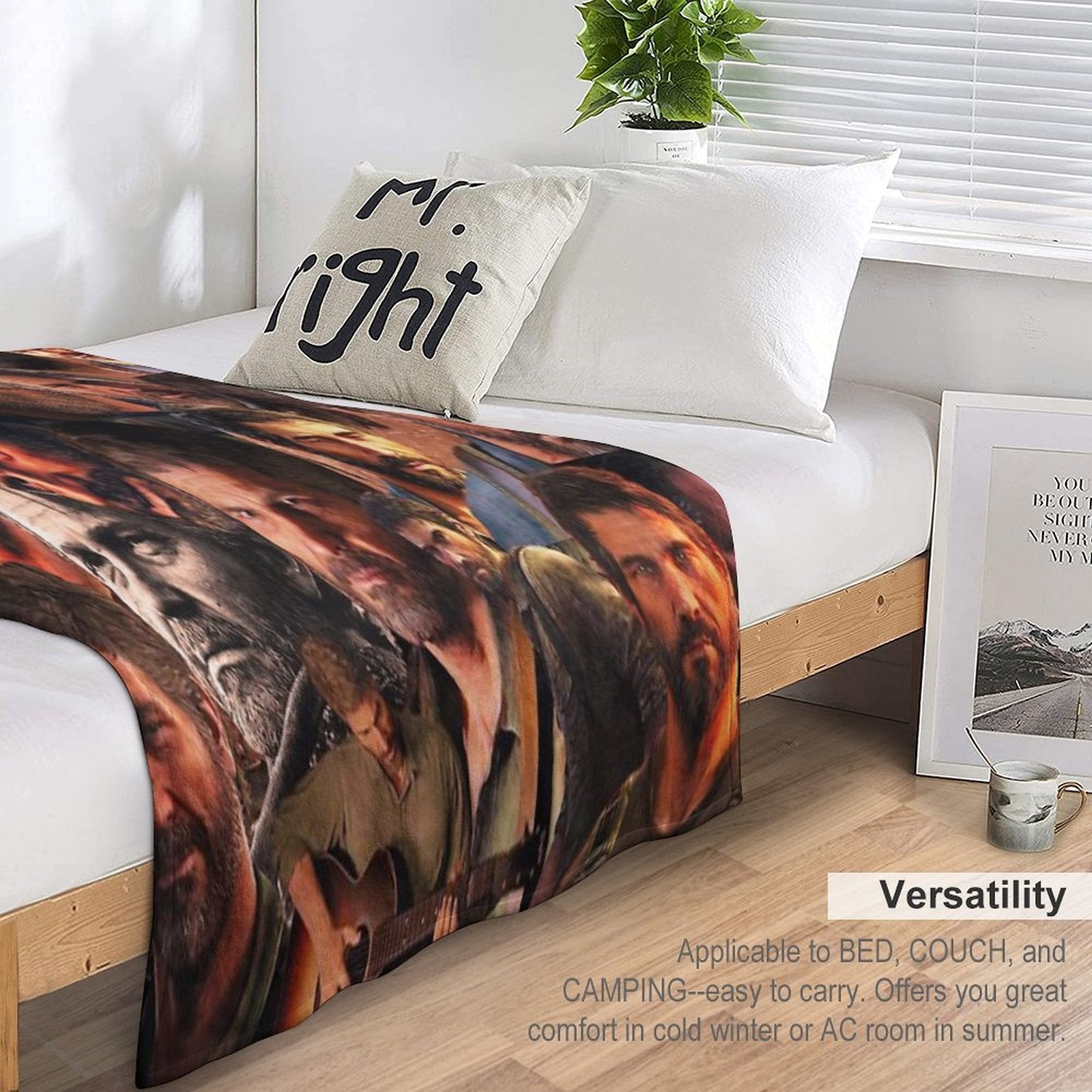 Last of Us Joel Collage Velvety-soft Throw Blanket