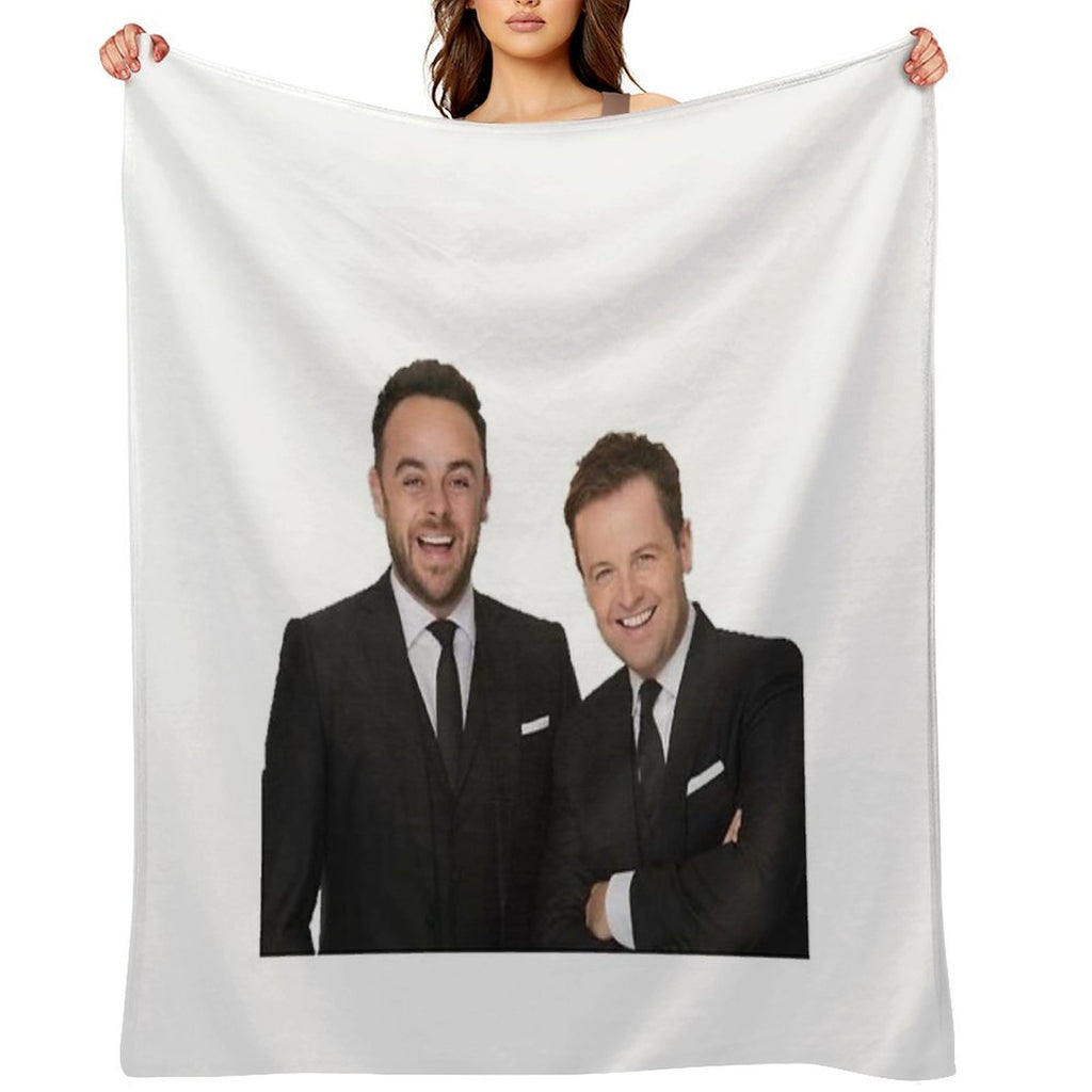 Ant And Dec Shrink-resistant Throw Blanket