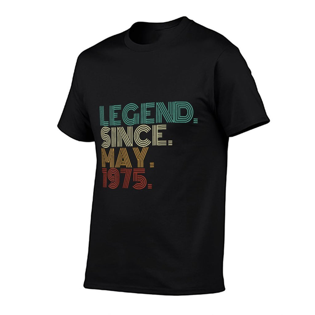 50 Years Old Legend Since May 1975 50th Birthday  Soft T-Shirt