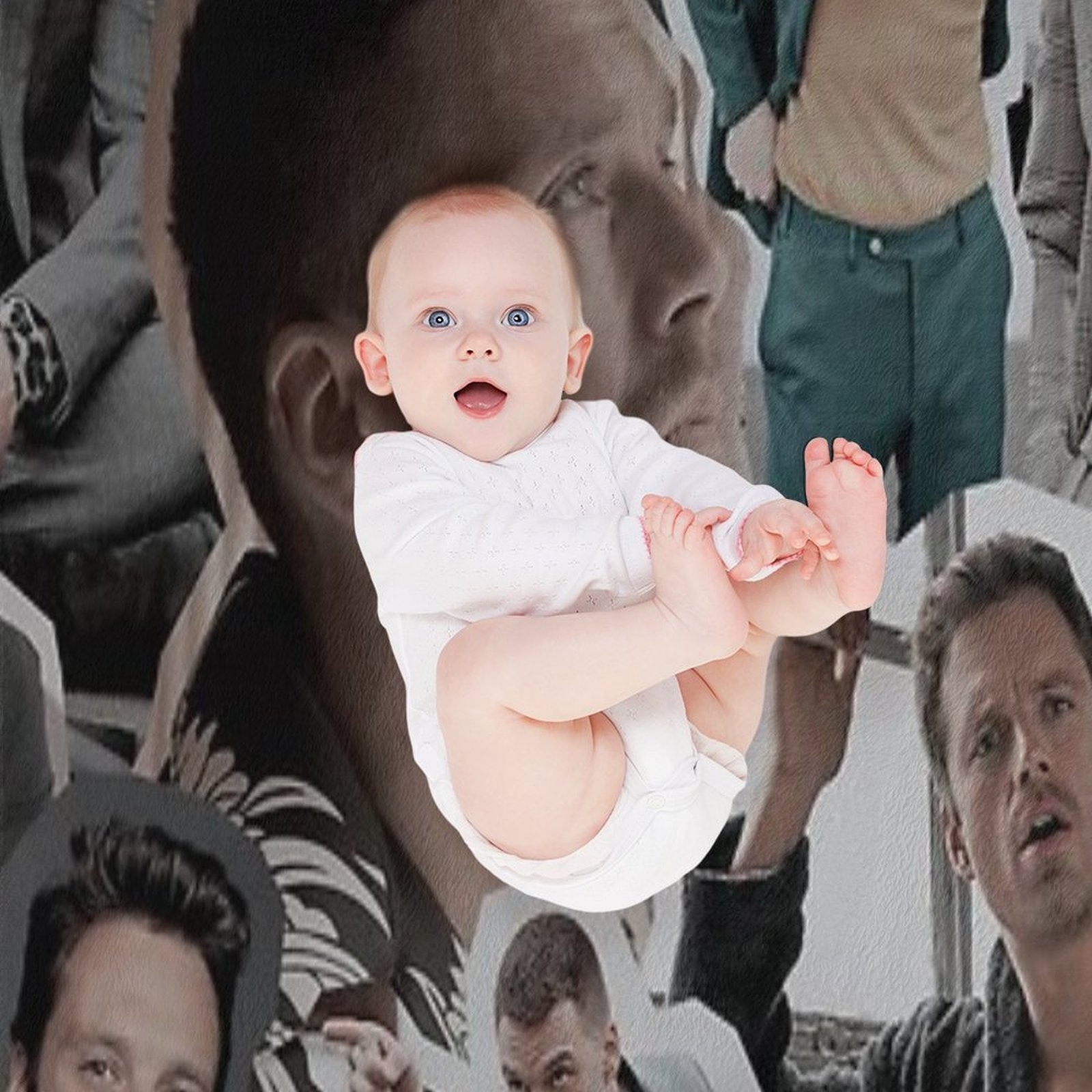 Sebastian Stan Easy Care Throw Blanket