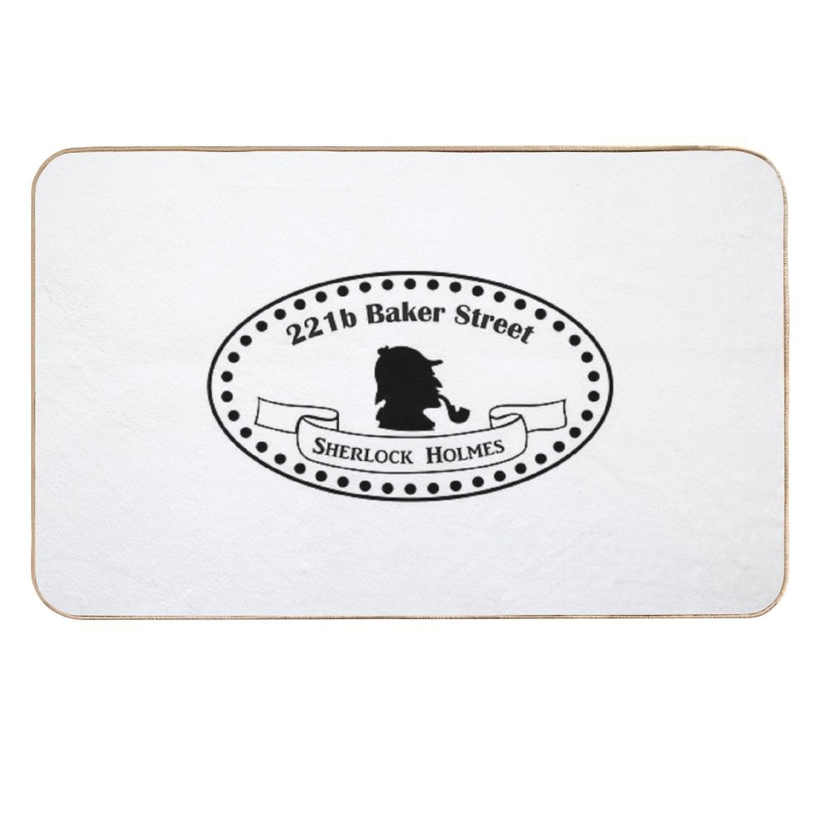221b Baker Street Sherlock Holmes. BBC TV Show. Sherlock Design  Slip-Resistant Bath Mat