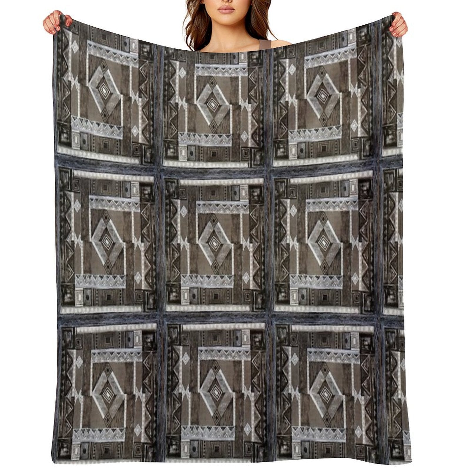 Ethnic Multi-functional Throw Blanket
