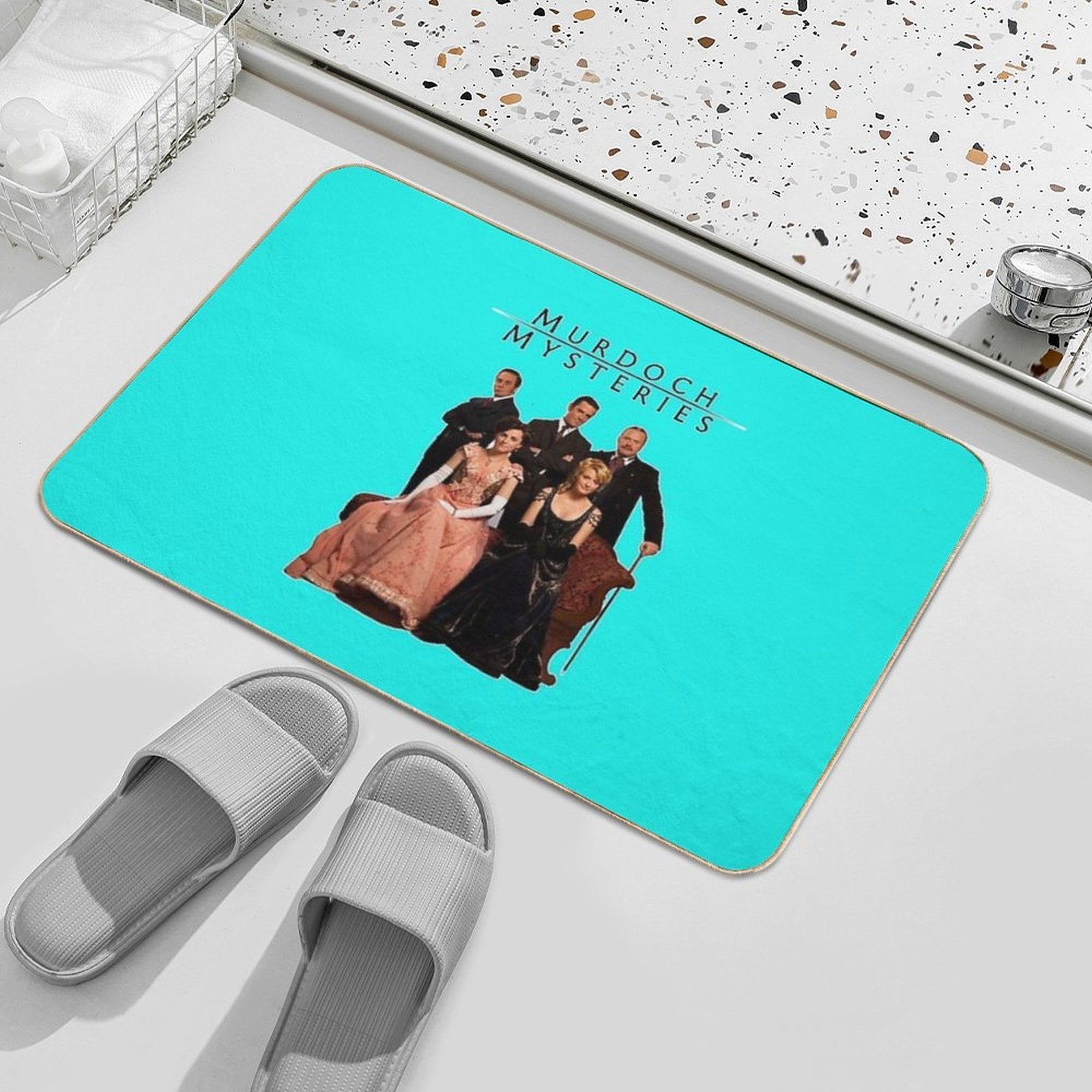Murdoch Mysteries Design  Eco-Friendly Bath Mat