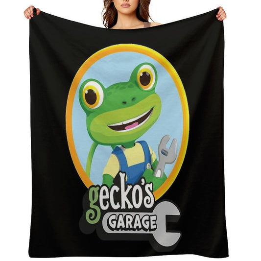 Kids Garage Gecko's GG Easy Care Throw Blanket