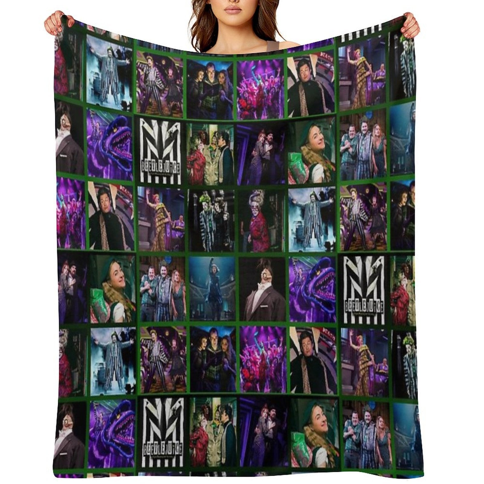 Beetlejuice Musical Wrinkle-free Throw Blanket