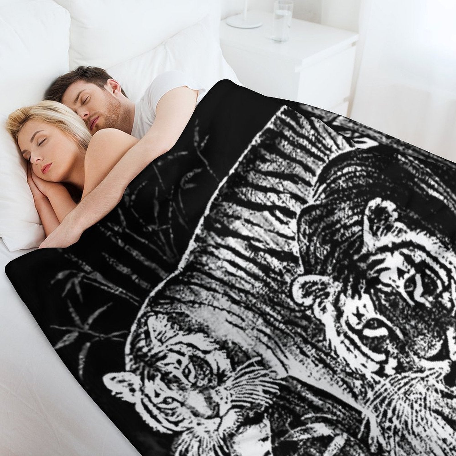 Cobija Del Tigre Mexican Blanket Tiger Meme Plush Throw Blanket