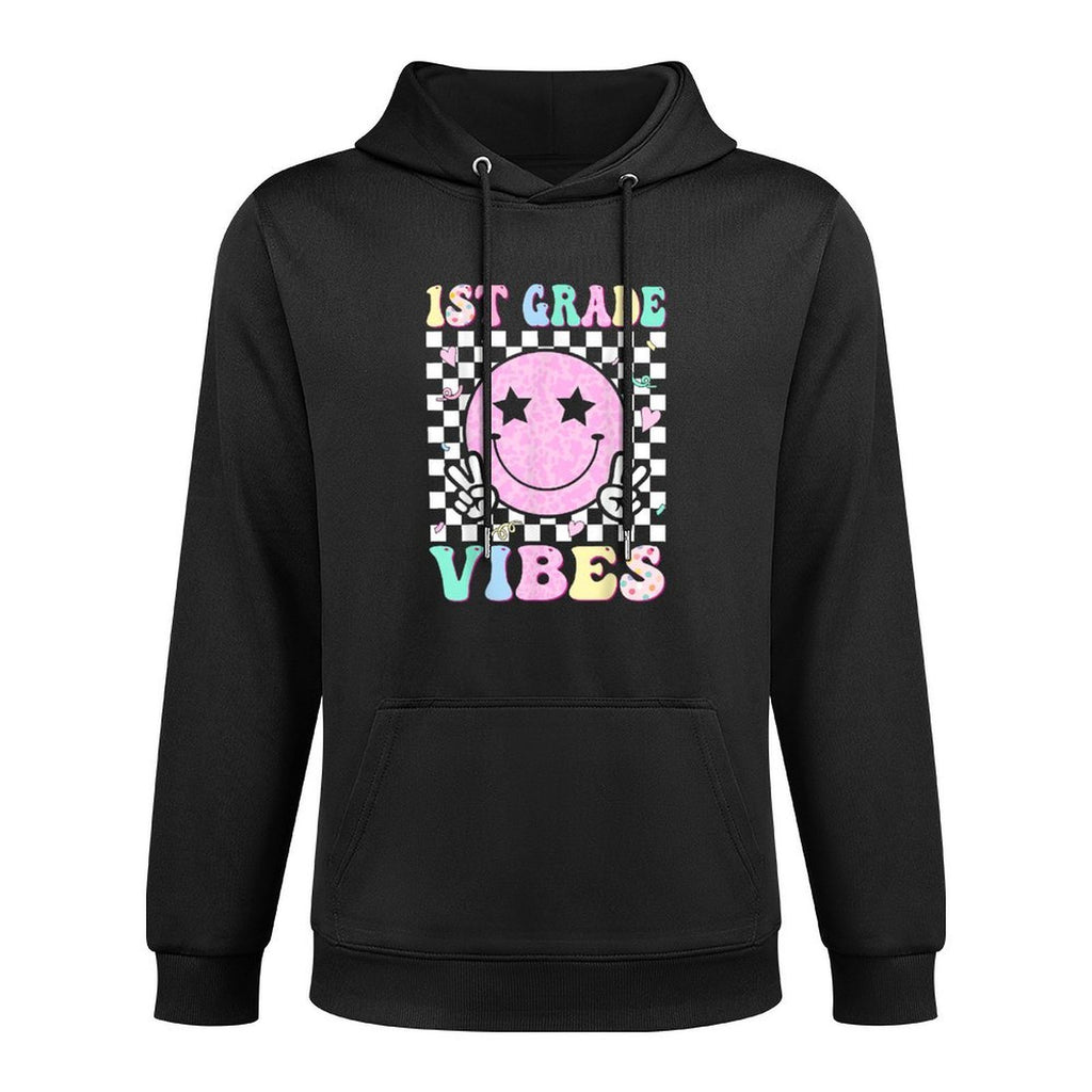1st Grade Vibes First Day of School 1st Grade First Grade Pilling-Resistant Hoodie