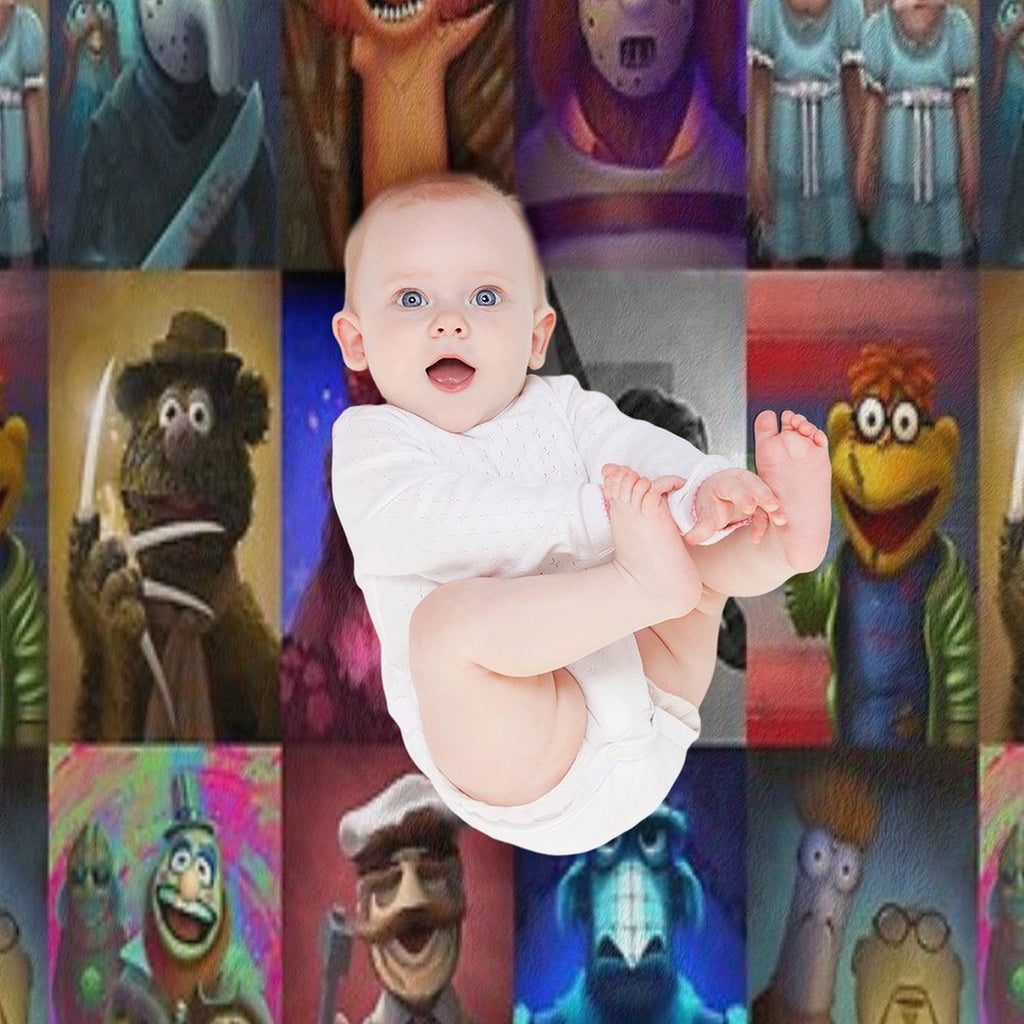 Muppet Maniacs Series 1 Plush Throw Blanket