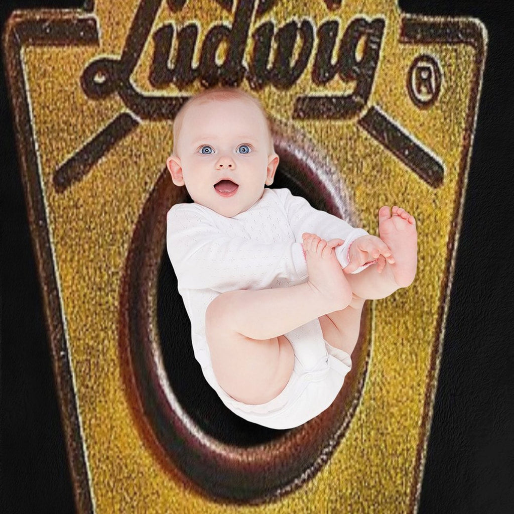 Ludwig Badge Worn Plush Throw Blanket