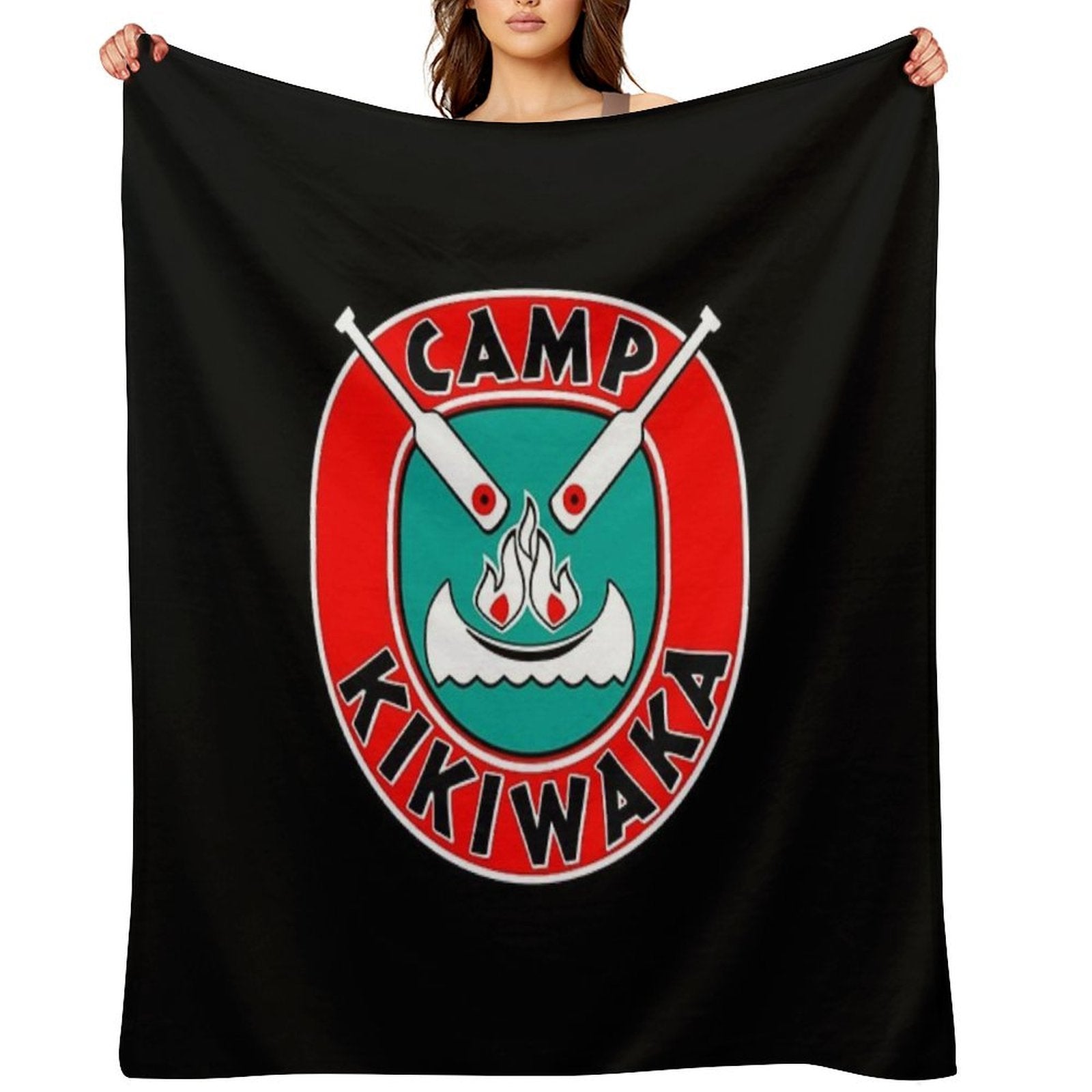 Camp Kikiwaka Sustainable Throw Blanket