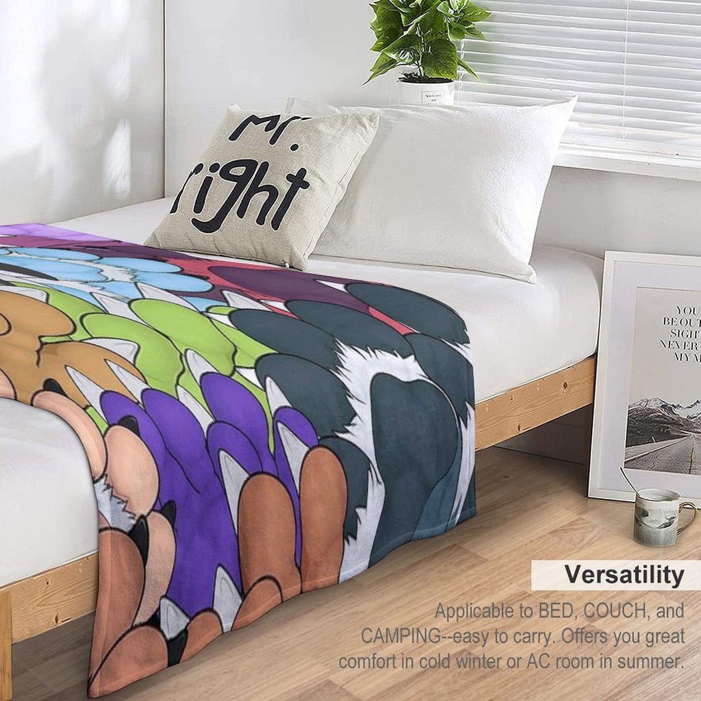Paws Everywhere Lightweight Throw Blanket