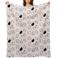 Bunny Rabbits Easy Care Throw Blanket