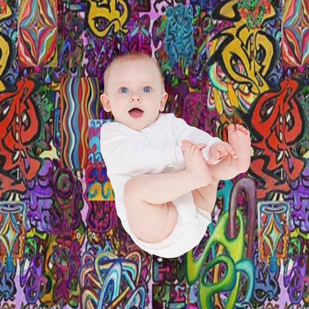 Pop Abstract Lightweight Throw Blanket