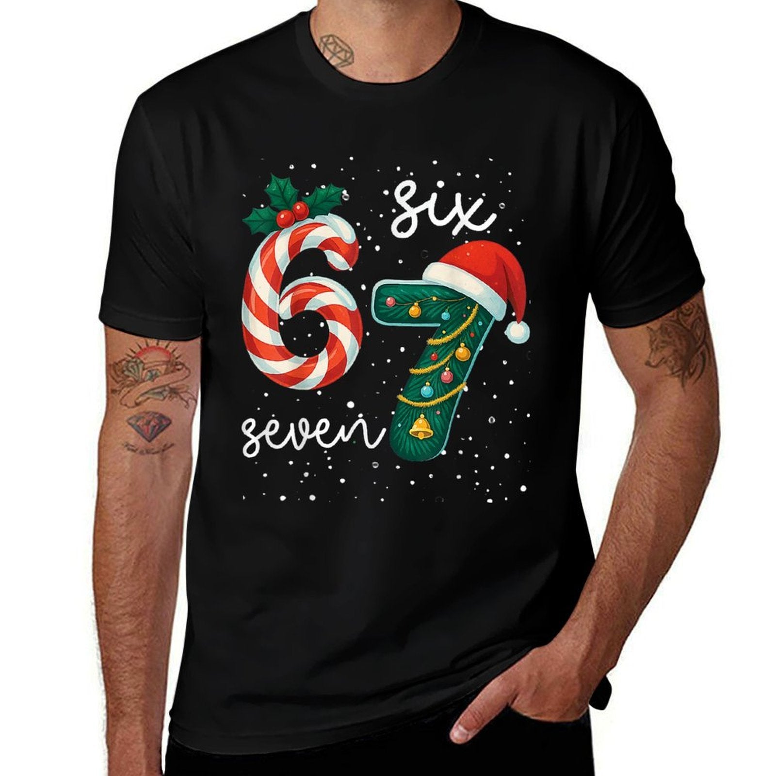 67 Meme Six Seven for Kids Women Men Boys Girls Christmas  Vintage-inspired T-Shirt