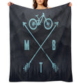 Downhill MTB Compact Throw Blanket