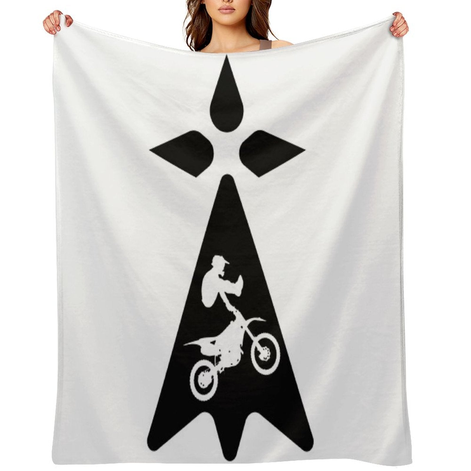 Biker Breizh Sustainable Throw Blanket