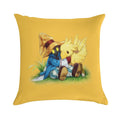 Chocobo & Vivi Final Fantasy 9 Soft Short Plush Fabric Throw Pillow