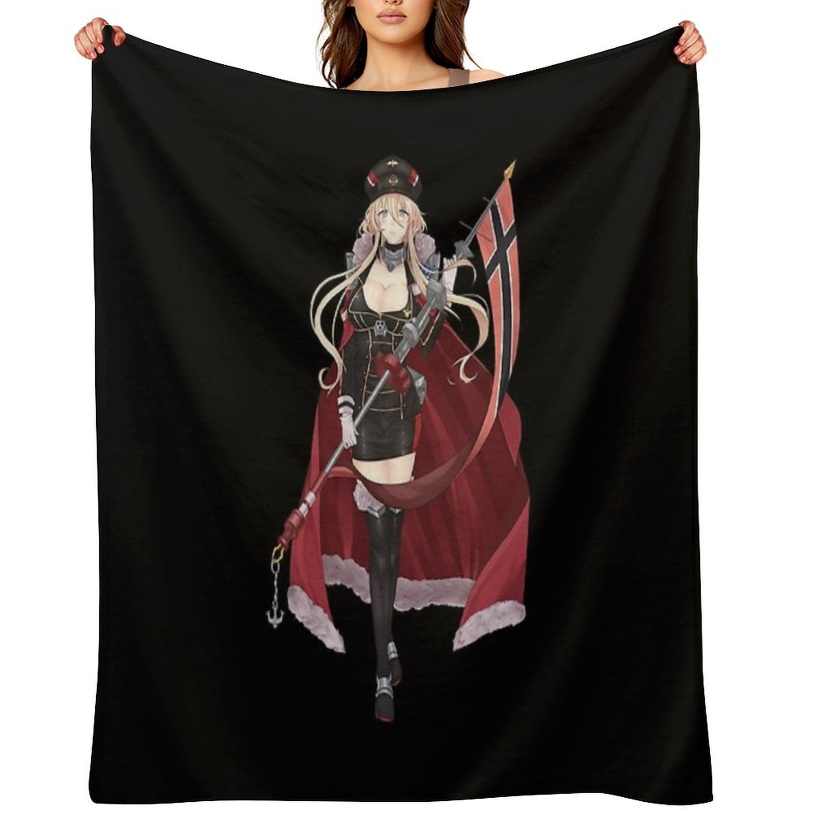 Azur Lane Bismarck Eco-conscious Throw Blanket
