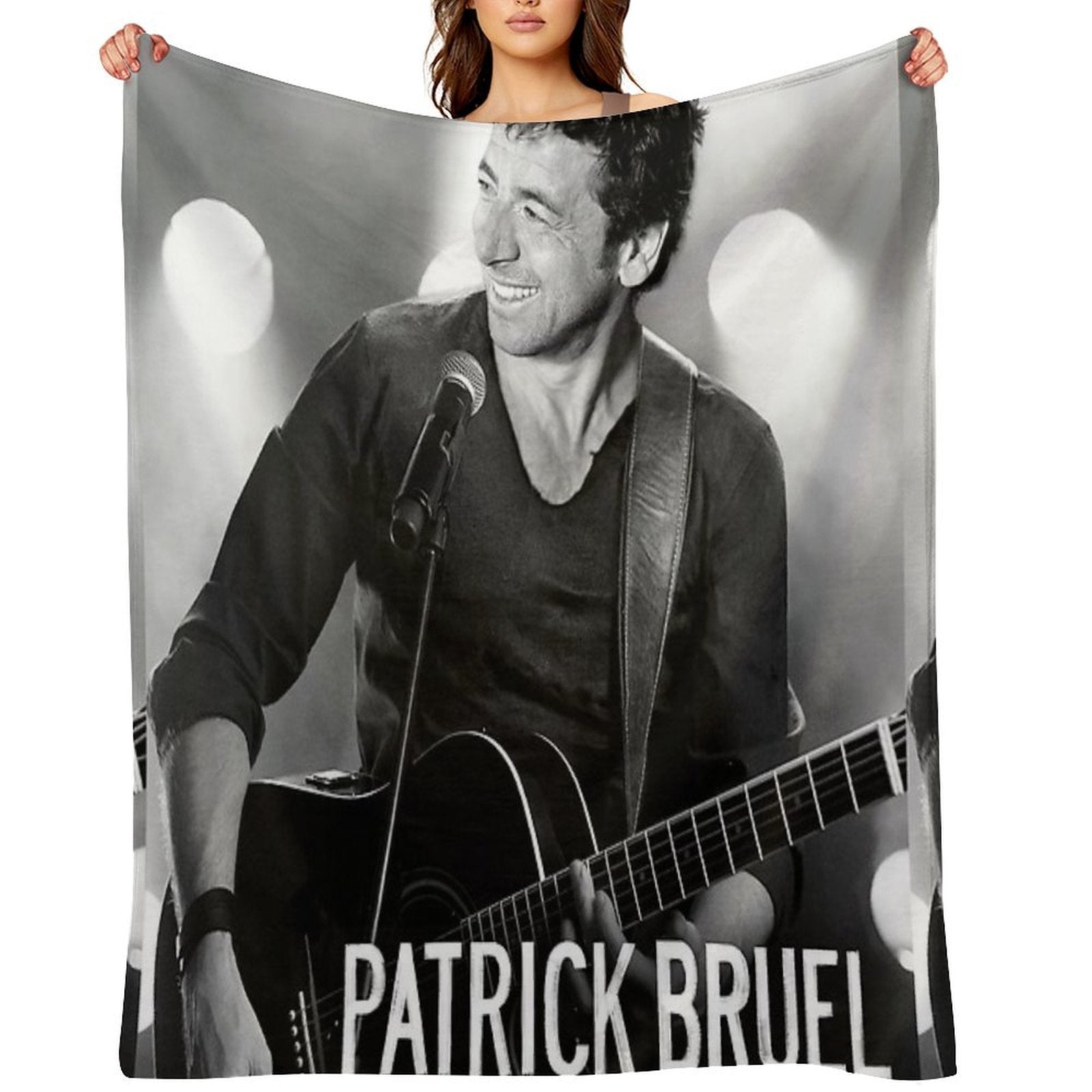 Thighaag Patrick Bruel Show Tour TOURNEE En ACOUSTIQUE 2022 Compact Throw Blanket