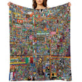 RPlace 2022 - Poster Versatility Throw Blanket