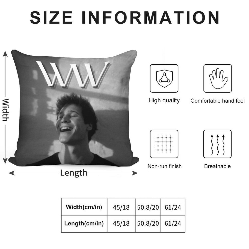Wincent Weiss Soft High-Density Material Throw Pillow