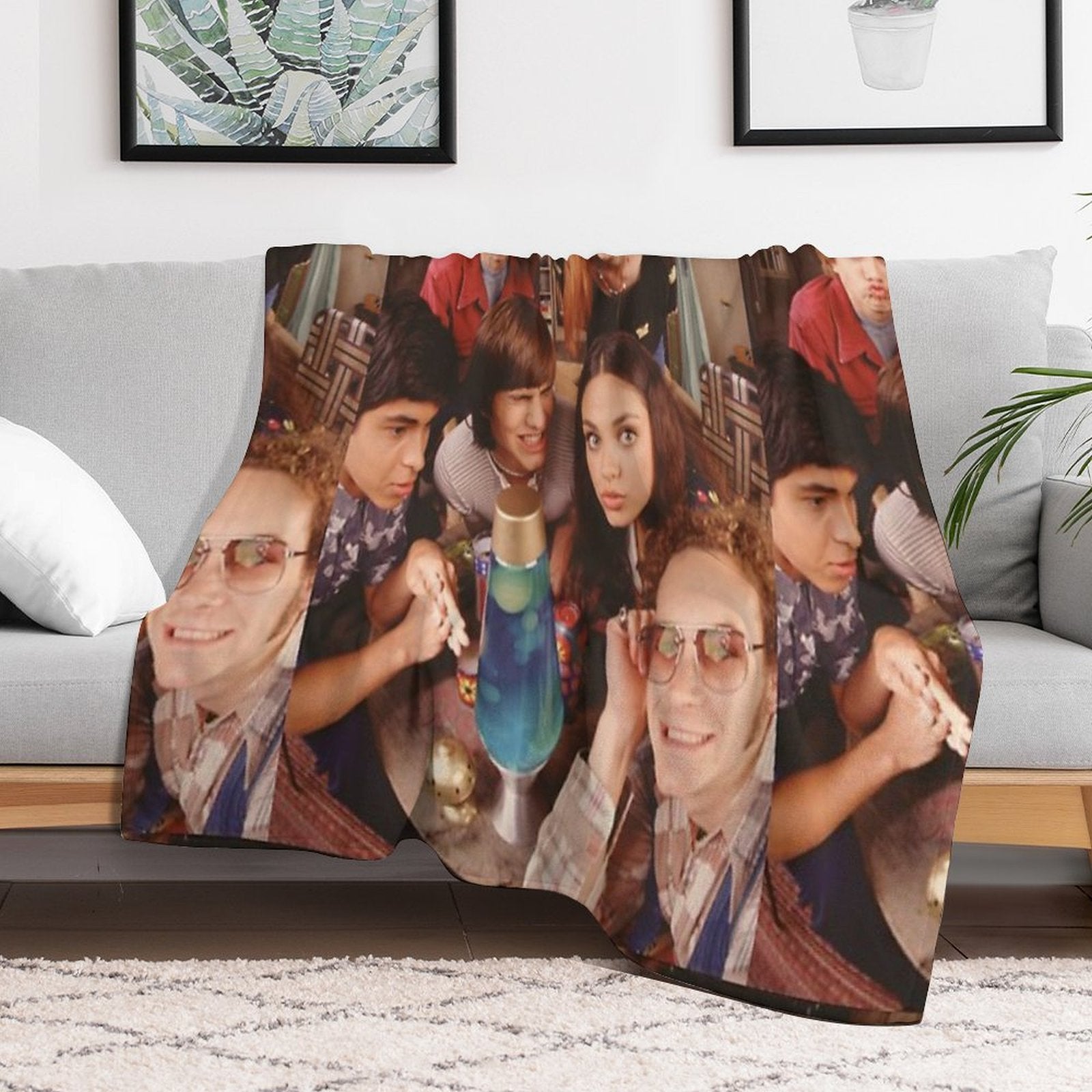 That 70s Show Fish Eye Photo Durable Throw Blanket