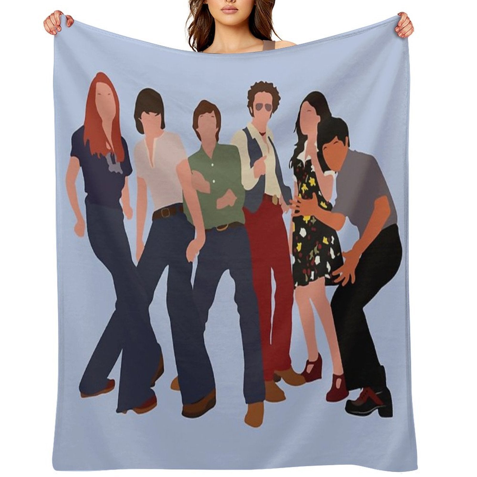 That 70's Show Gang Lightweight Throw Blanket