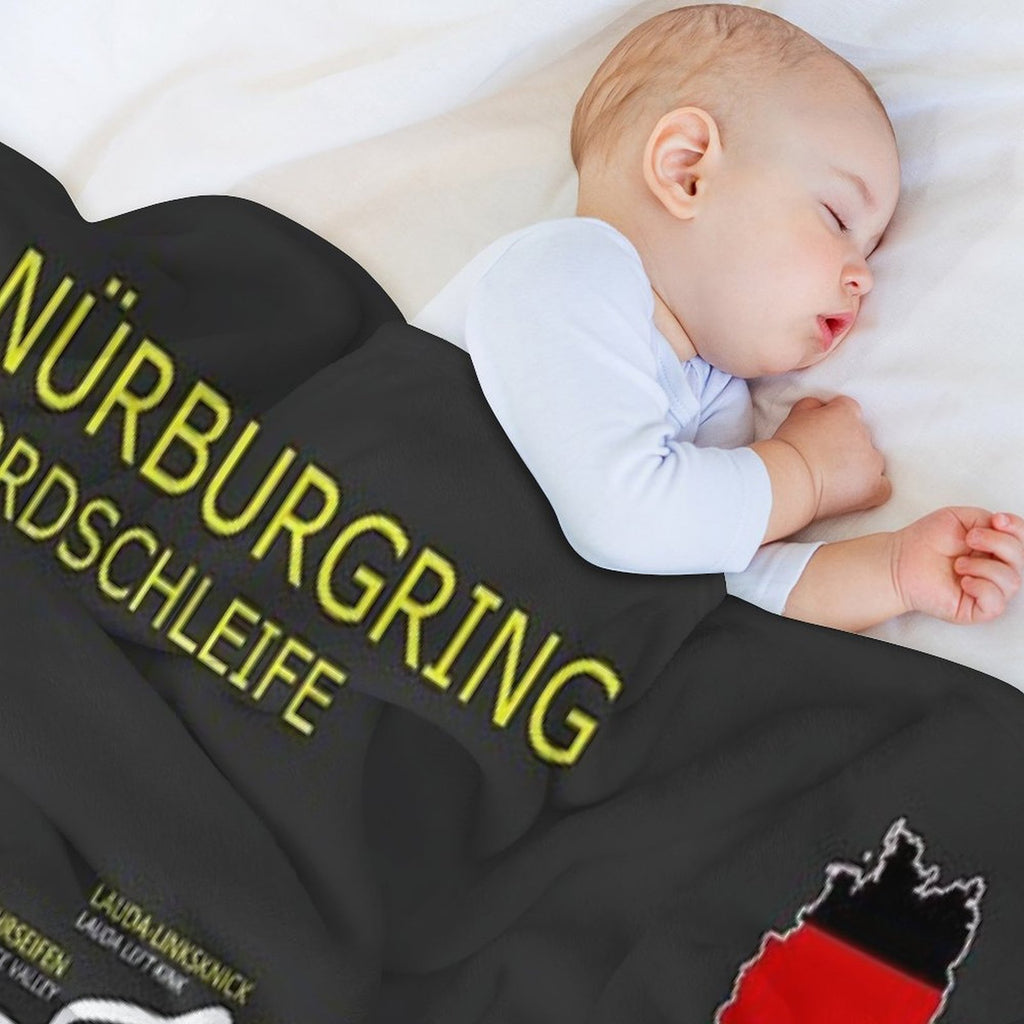 The Nurburgring Anti-pilling Throw Blanket
