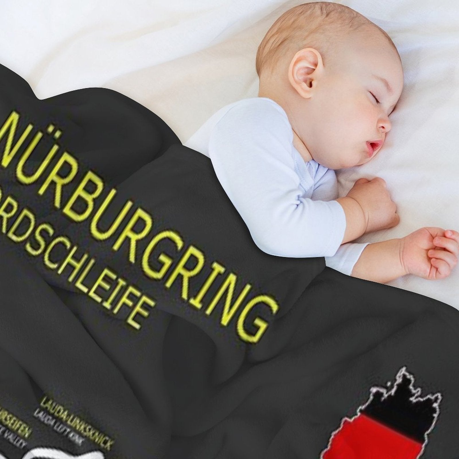 The Nurburgring Anti-pilling Throw Blanket