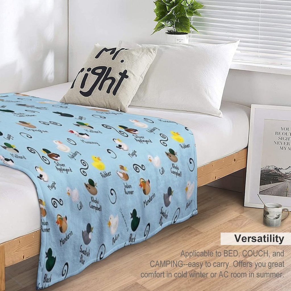 Ducks Ducks Ducks Versatility Throw Blanket