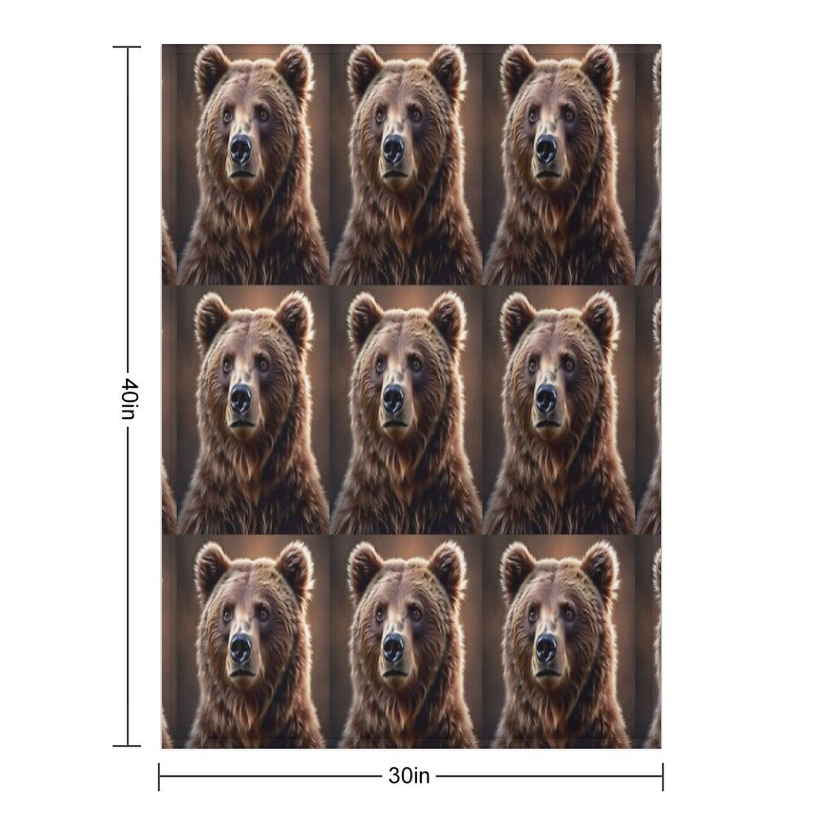 Bear Comfort Throw Blanket