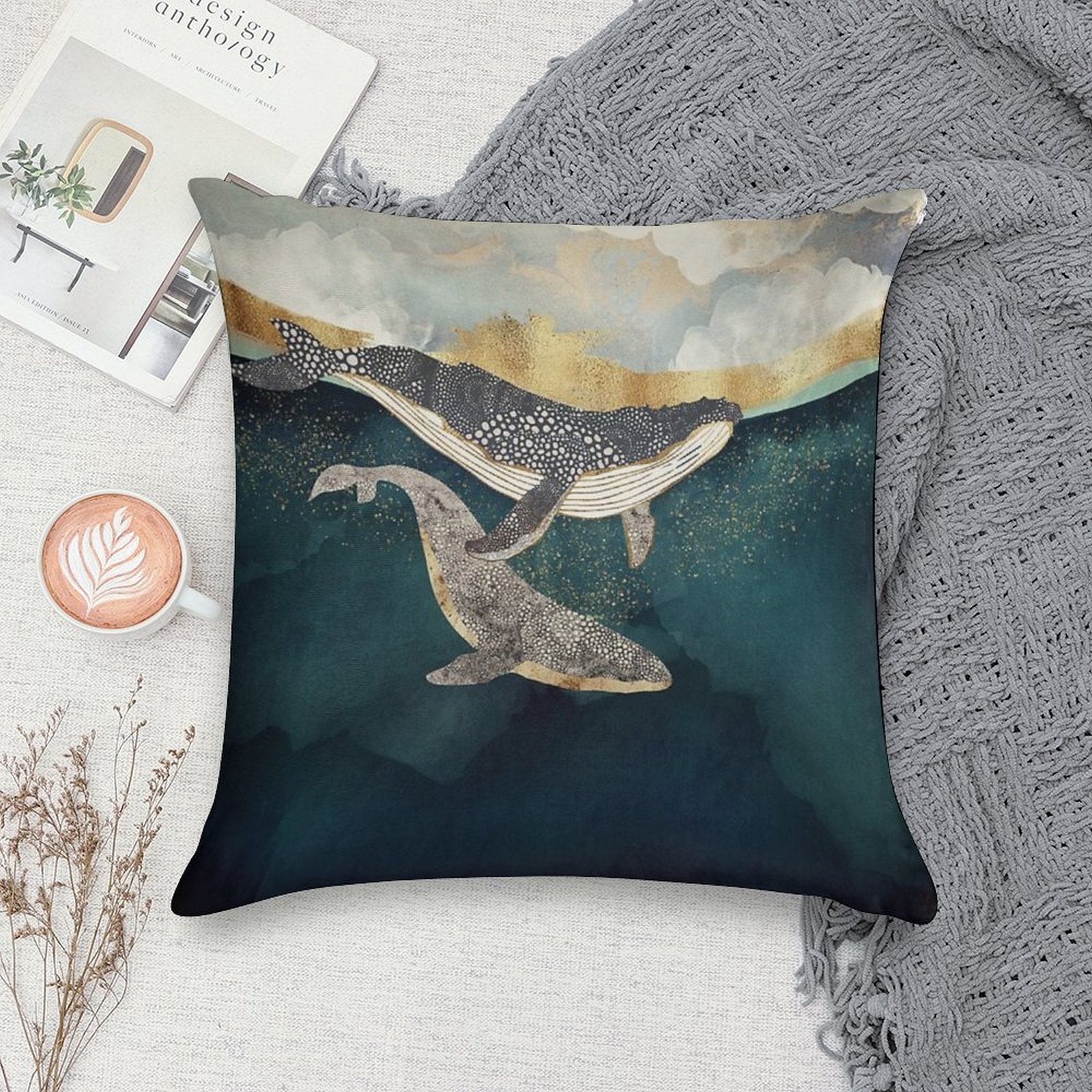Bond II Soft Home Decor Throw Pillow